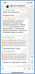 inglês com a gringa vale a pena