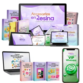 Accesorios en Resina Para Emprender: Propio Negocio en 30 Días